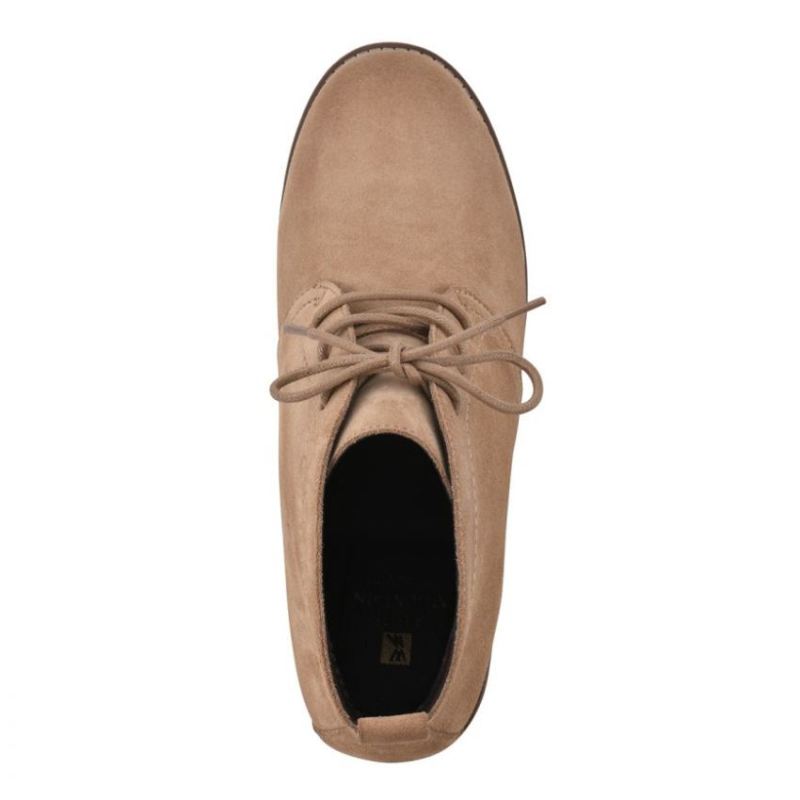 White Mountain | Women's Auburn Suede Bootie-Natural Suede