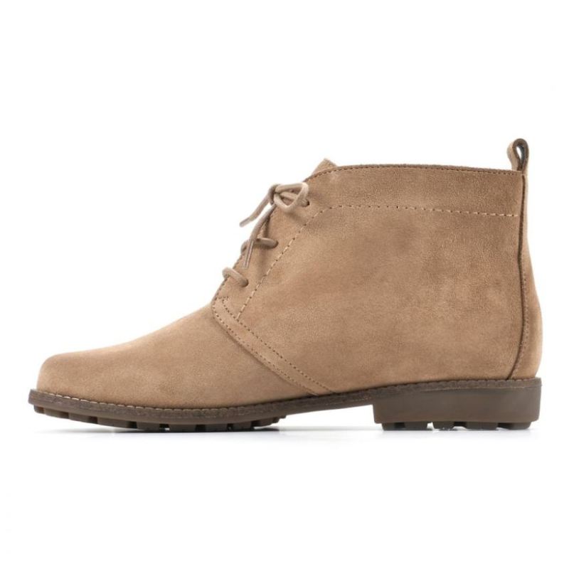 White Mountain | Women's Auburn Suede Bootie-Natural Suede