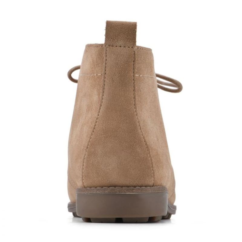 White Mountain | Women's Auburn Suede Bootie-Natural Suede