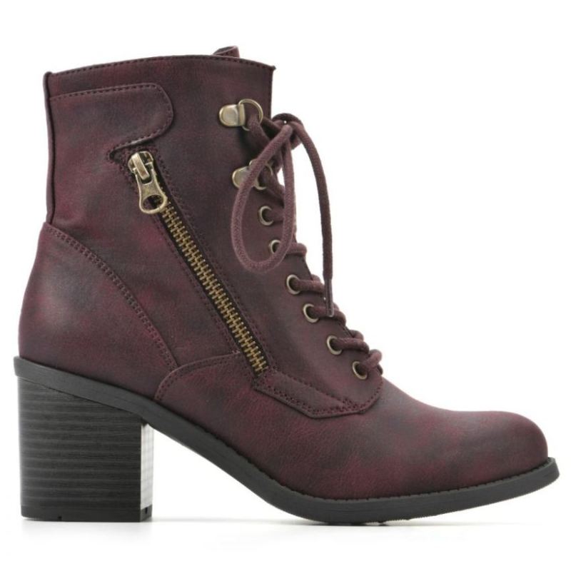 White Mountain | Women's Dorian Bootie-Bordo