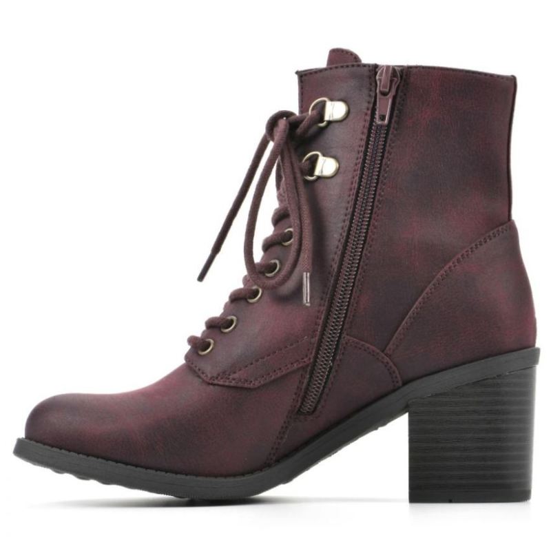 White Mountain | Women's Dorian Bootie-Bordo