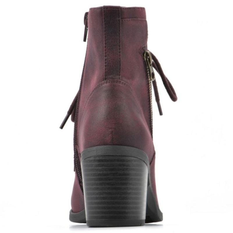 White Mountain | Women's Dorian Bootie-Bordo