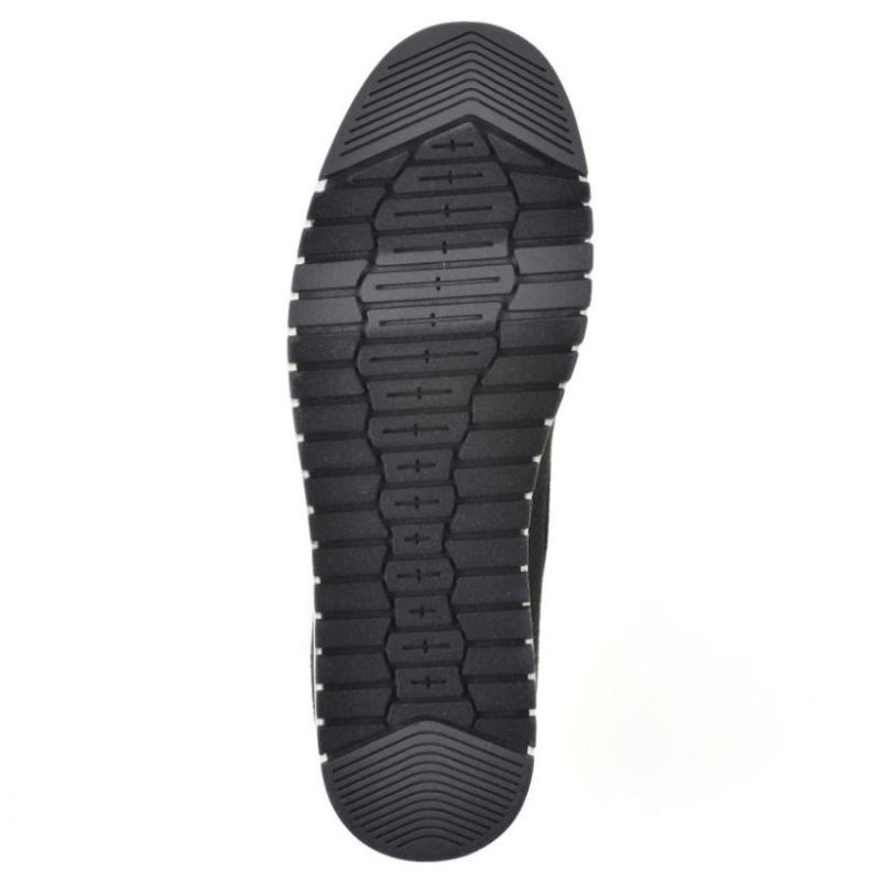 White Mountain | Women's Cozy Bootie-Black Pebble Grain Fabric