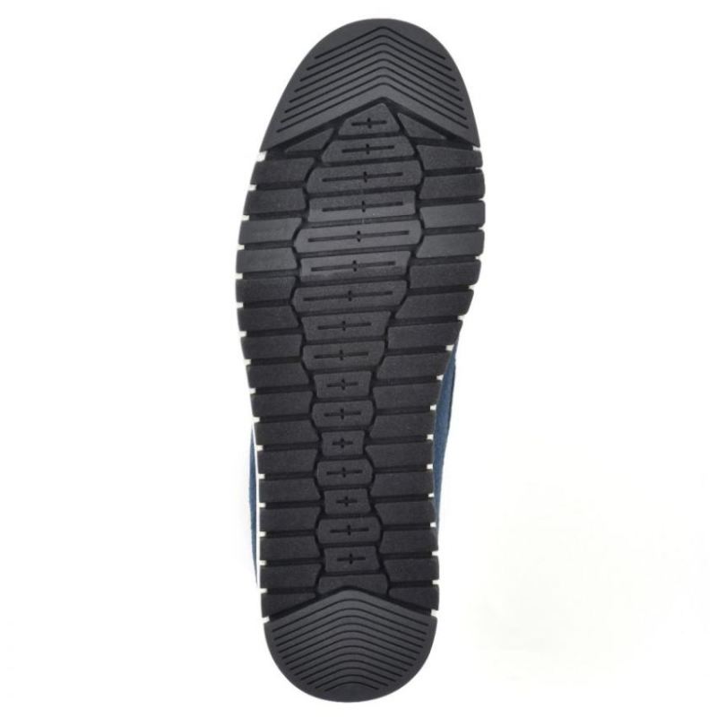 White Mountain | Women's Cozy Bootie-Navy Pebble Grain Fabric