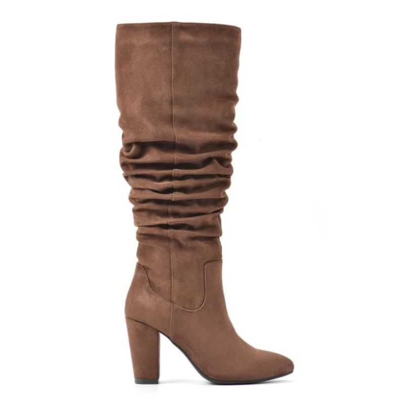 White Mountain | Women's Compassion Tall Boot-Dark Brown