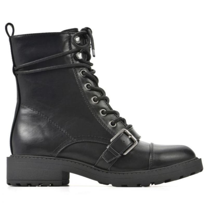 White Mountain | Women's Decree Combat Boot-Black