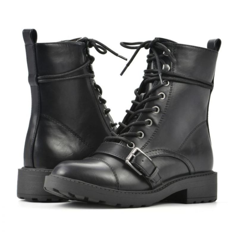 White Mountain | Women's Decree Combat Boot-Black