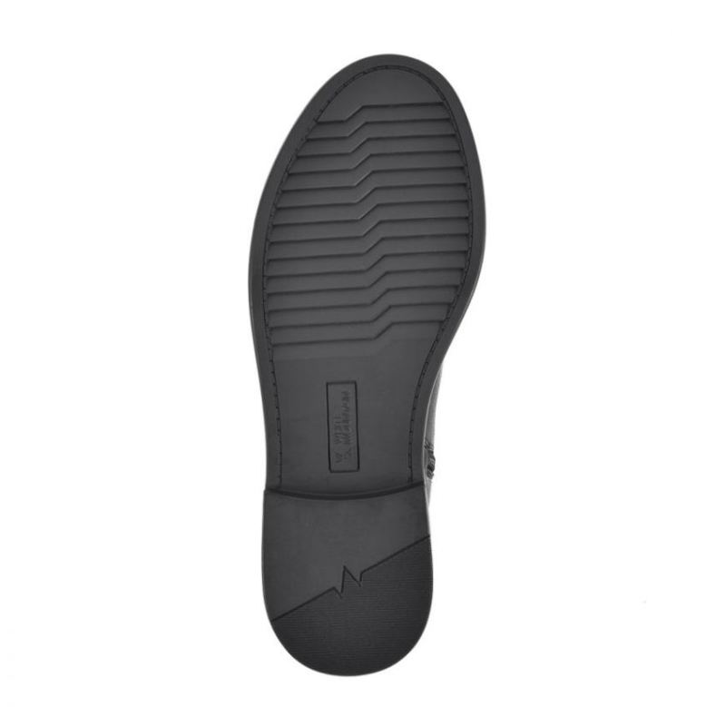 White Mountain | Women's Meditate Tall Boot-Black Faux Leather