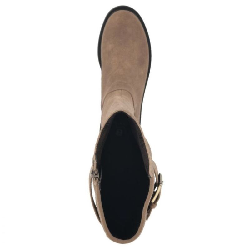 White Mountain | Women's Meditate Tall Boot-Chestnut Faux Suede