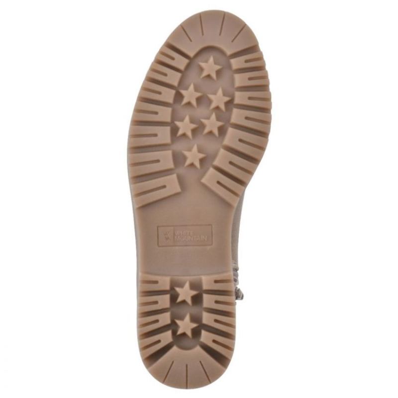 White Mountain | Women's Dear Bootie-Sand Faux Suede