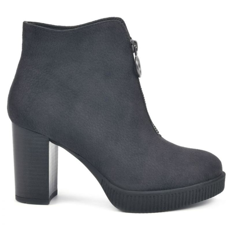 White Mountain | Women's Thoughtful Bootie-Charcoal