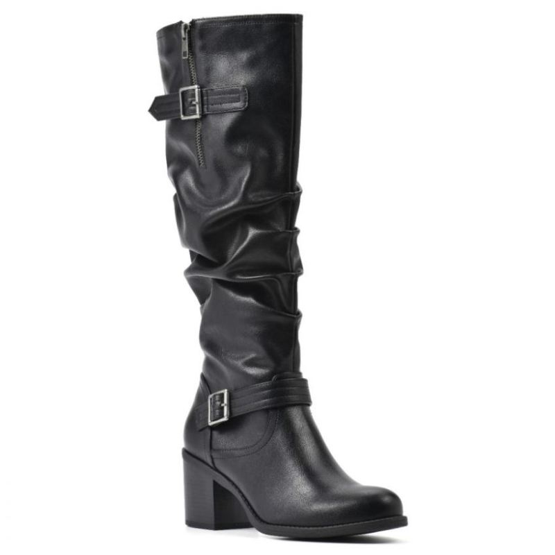 White Mountain | Women's Desirable Wide Width Boot-Black