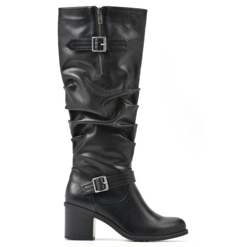 White Mountain | Women's Desirable Wide Width Boot-Black