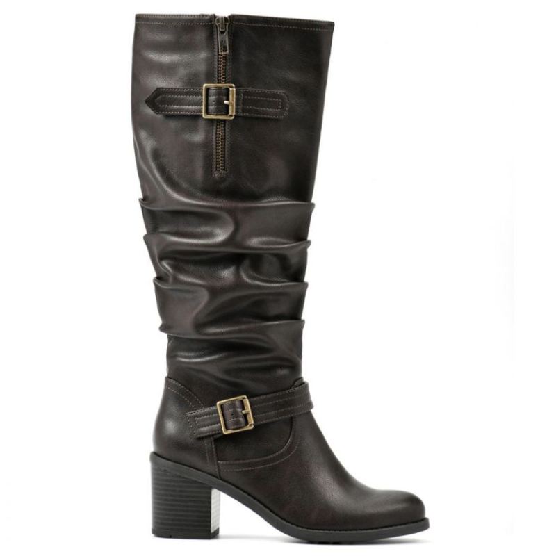 White Mountain | Women's Desirable Boot-Dark Brown