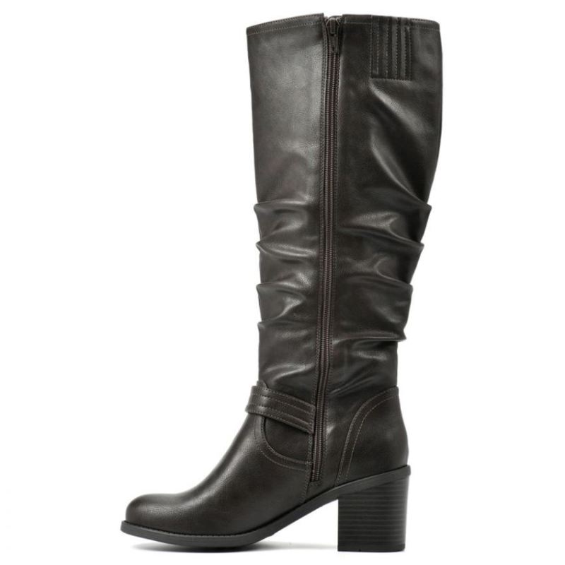 White Mountain | Women's Desirable Boot-Dark Brown