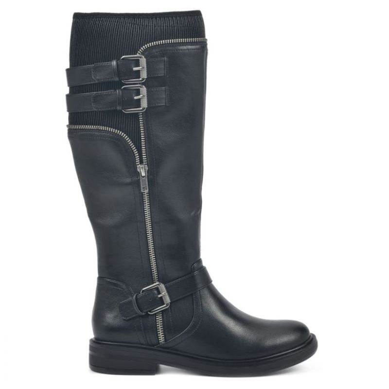 White Mountain | Women's Mazed Tall Wide Calf Boot-Black