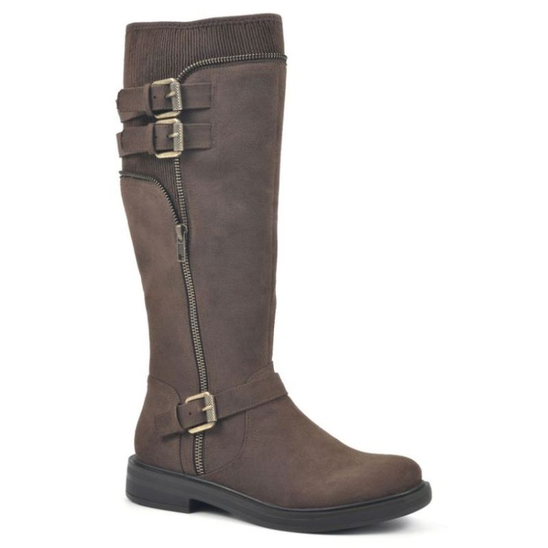 White Mountain | Women's Mazed Tall Boot-Brown