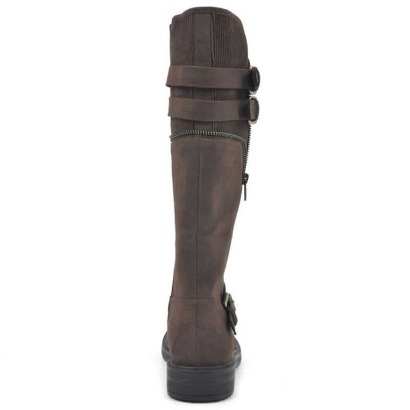 White Mountain | Women's Mazed Tall Boot-Brown