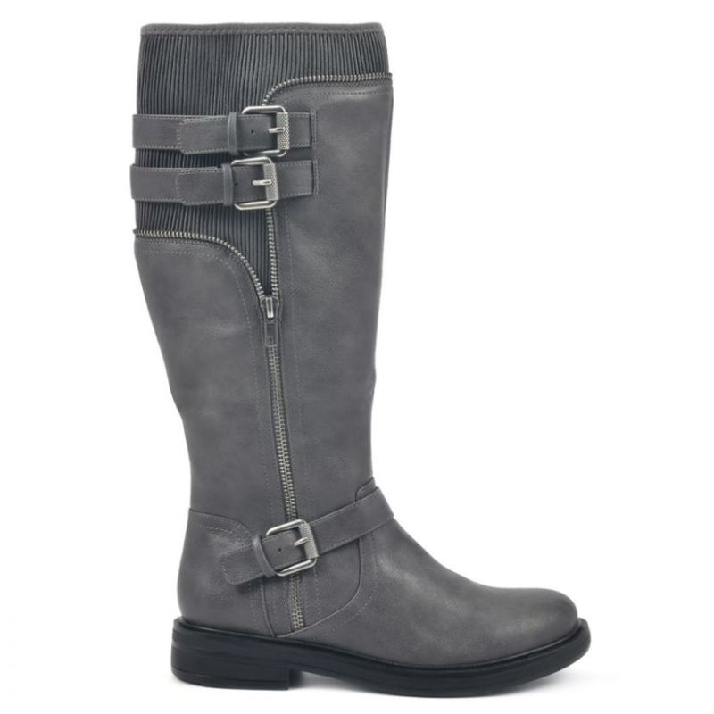 White Mountain | Women's Mazed Tall Boot-Grey