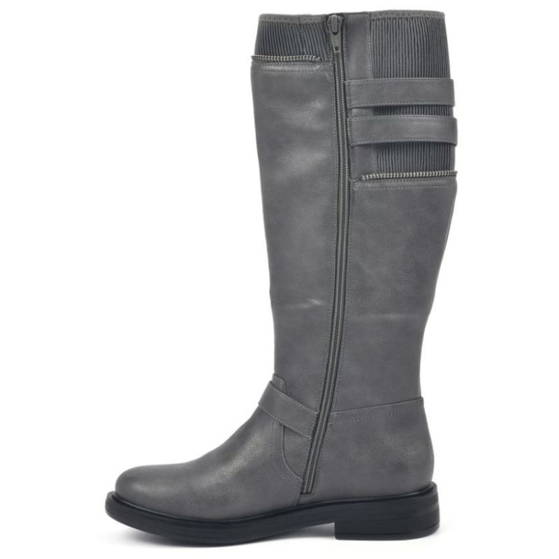 White Mountain | Women's Mazed Tall Boot-Grey