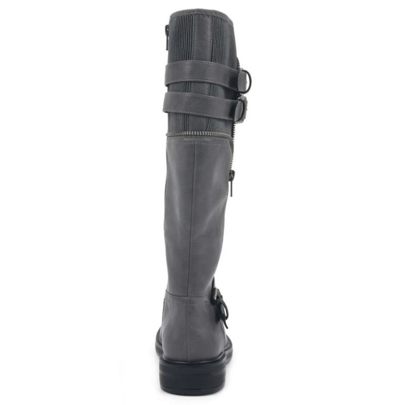 White Mountain | Women's Mazed Tall Boot-Grey