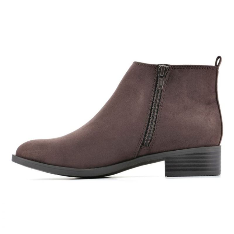 White Mountain | Women's Gabby Bootie-Brown Fabric