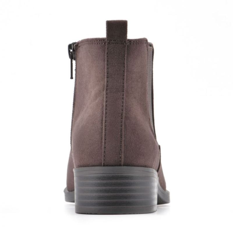 White Mountain | Women's Gabby Bootie-Brown Fabric