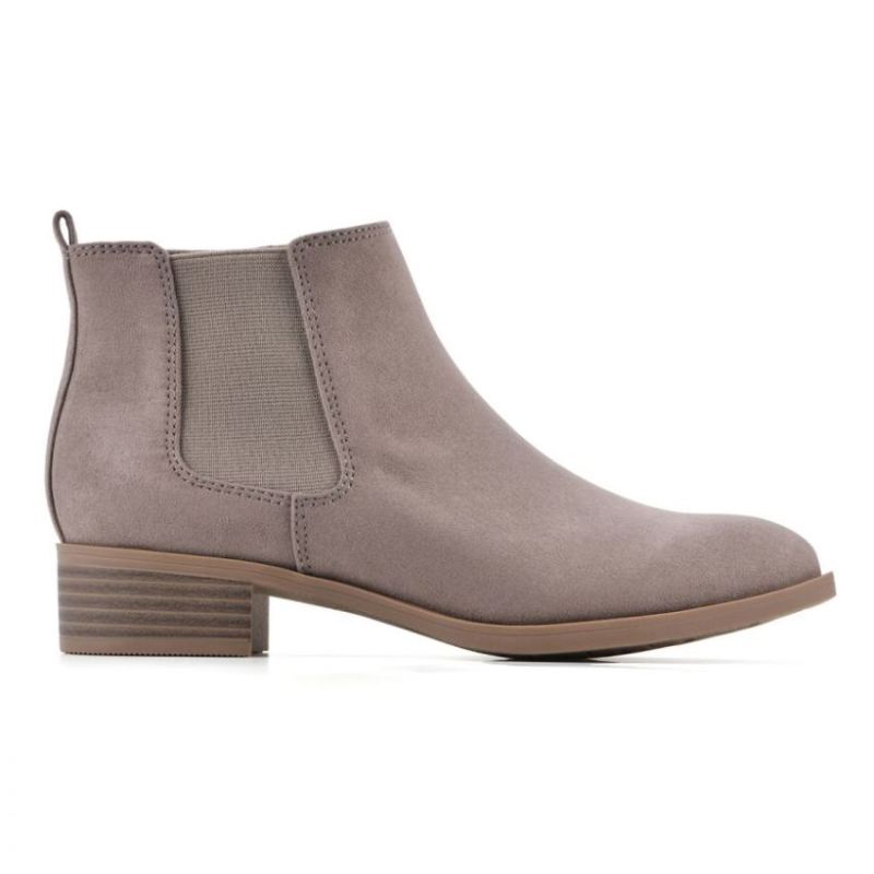 White Mountain | Women's Gabby Bootie-Taupe Fabric