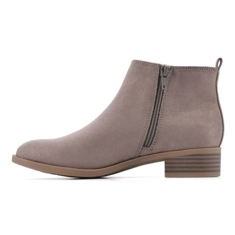 White Mountain | Women's Gabby Bootie-Taupe Fabric