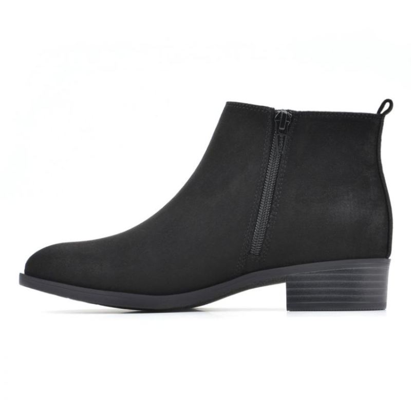 White Mountain | Women's Gabby Bootie-Black Fabric
