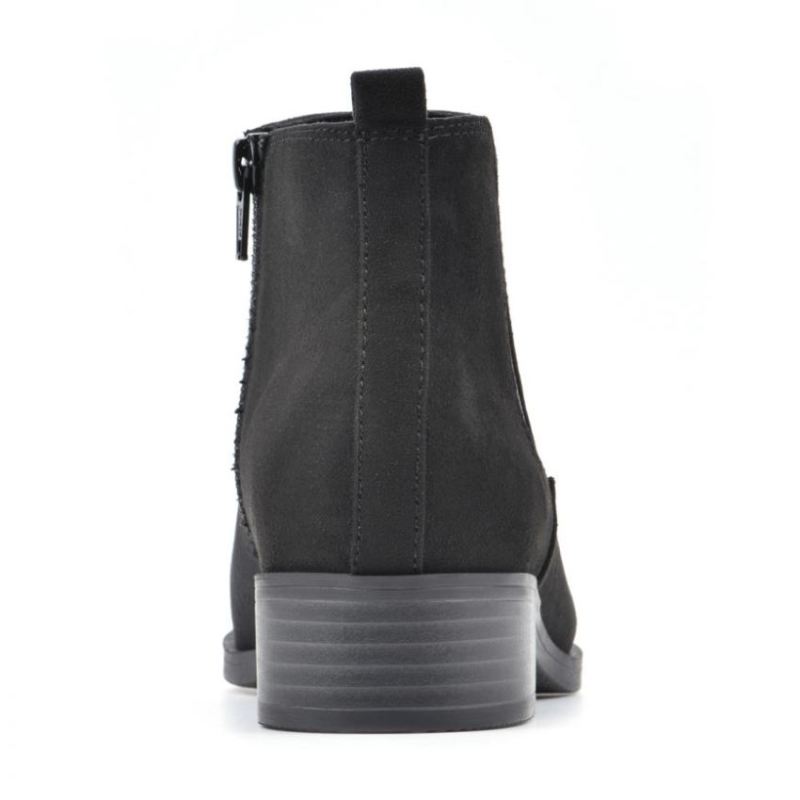 White Mountain | Women's Gabby Bootie-Black Fabric