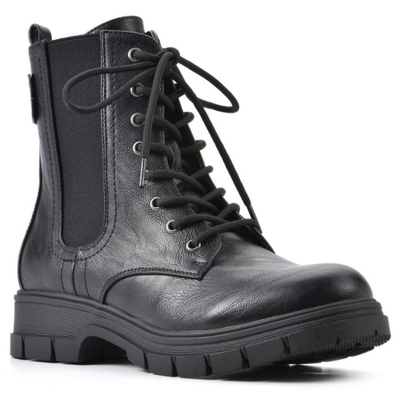 White Mountain | Women's Chevy Bootie-Black Smooth
