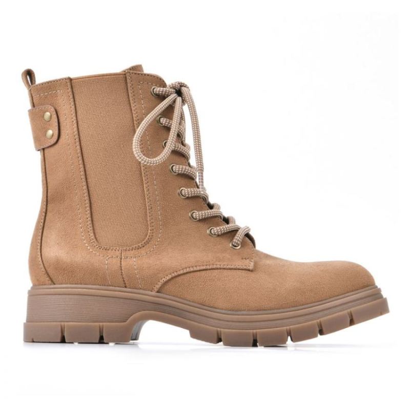 White Mountain | Women's Chevy Bootie-Tan Faux Suede