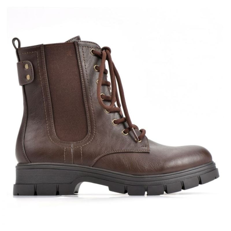 White Mountain | Women's Chevy Bootie-Dark Brown Smooth