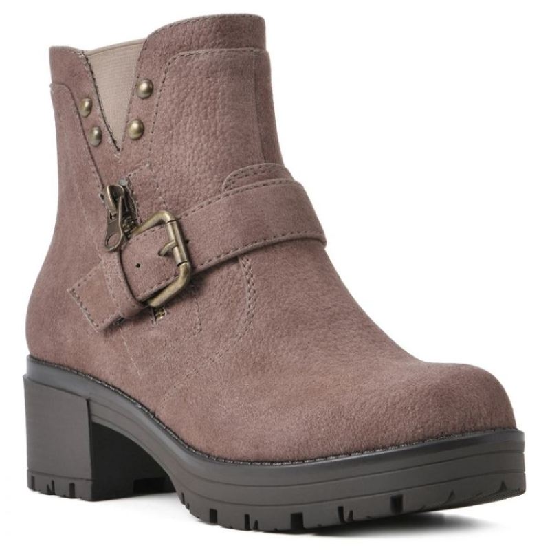 White Mountain | Women's Rufus Bootie-Sand Faux Suede