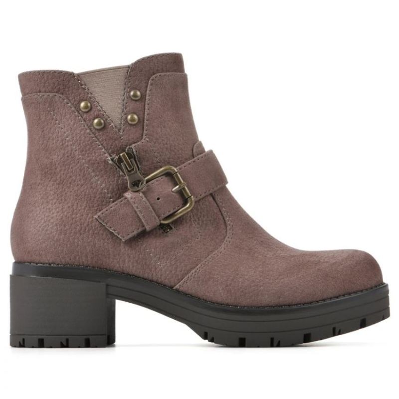 White Mountain | Women's Rufus Bootie-Sand Faux Suede