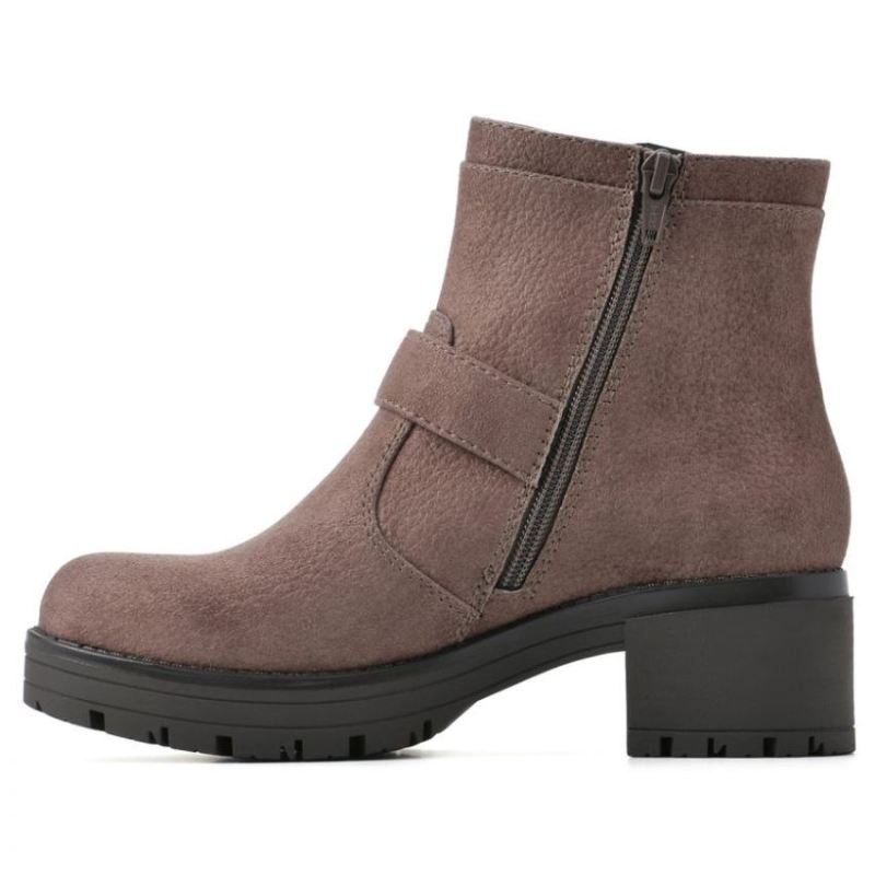 White Mountain | Women's Rufus Bootie-Sand Faux Suede