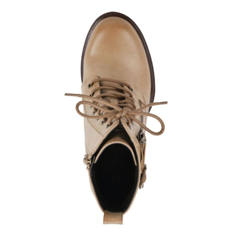 White Mountain | Women's Beverley Bootie-Sand Faux Leather