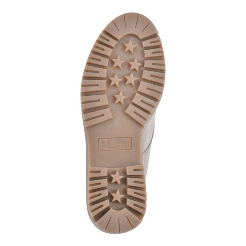 White Mountain | Women's Danny Suede Wide Bootie-Taupe Suede