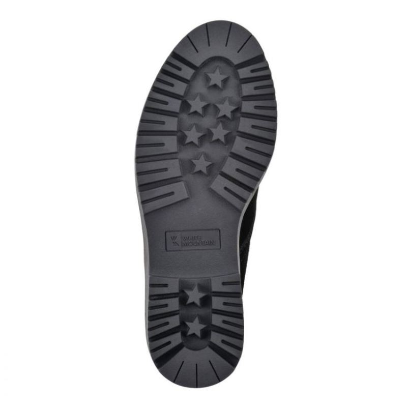 White Mountain | Women's Danny Suede Bootie-Black Suede