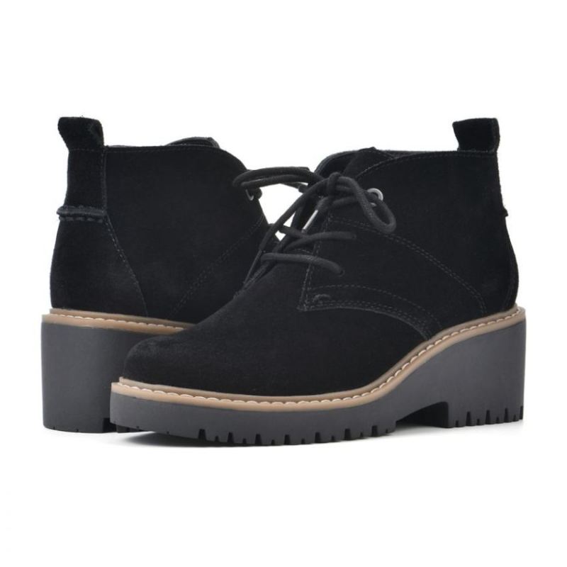 White Mountain | Women's Danny Suede Bootie-Black Suede
