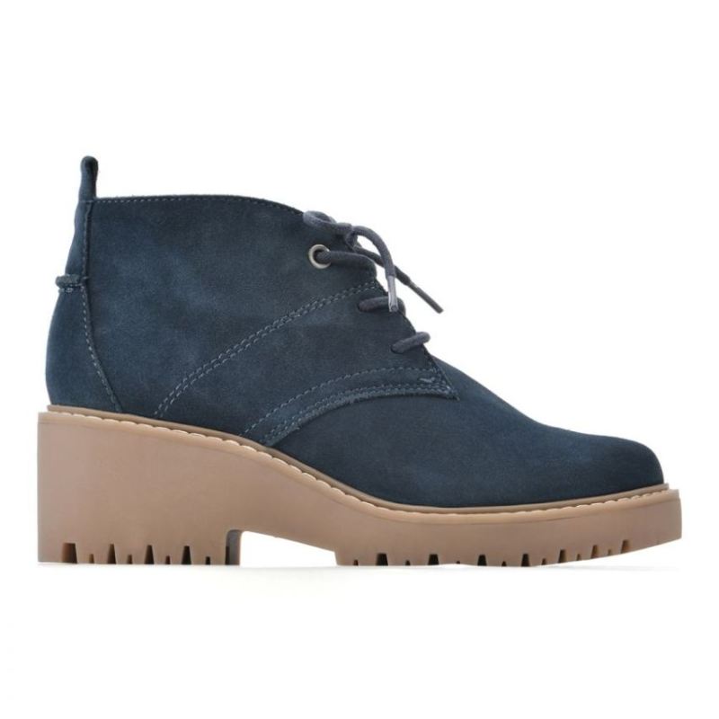 White Mountain | Women's Danny Suede Bootie-Navy Suede