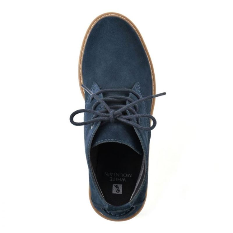 White Mountain | Women's Danny Suede Bootie-Navy Suede