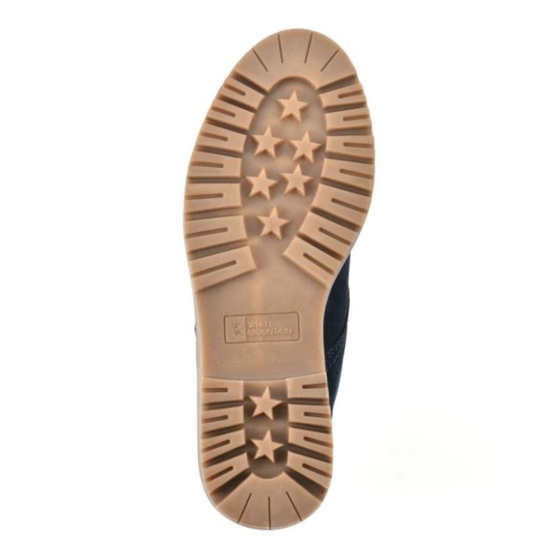 White Mountain | Women's Danny Suede Bootie-Navy Suede
