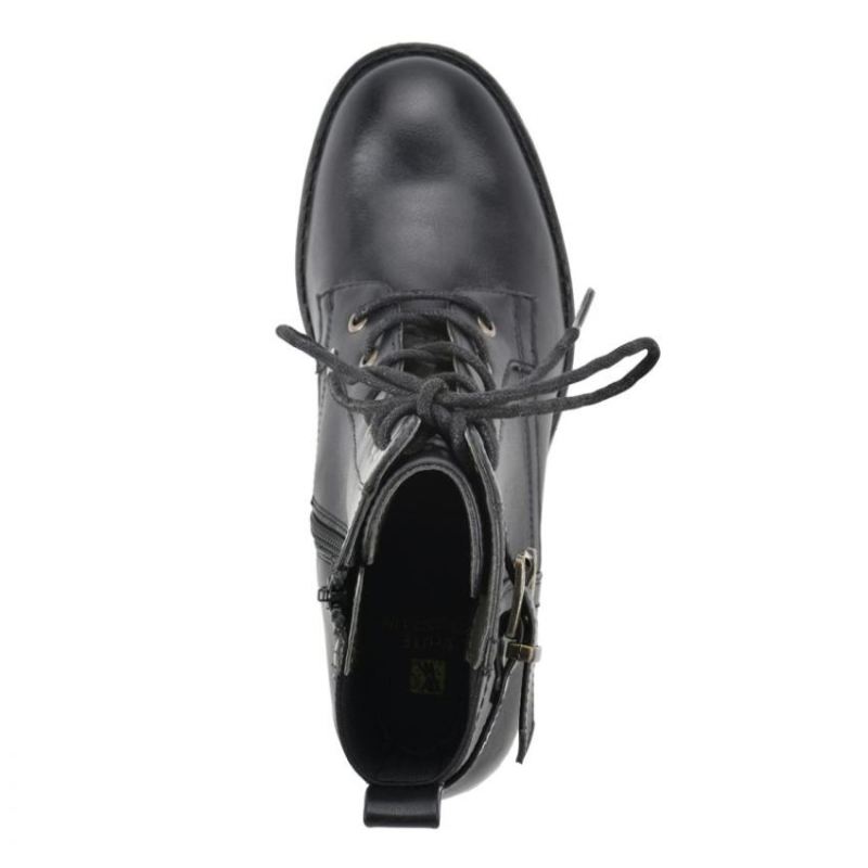 White Mountain | Women's Bradley Bootie-Black Faux Leather