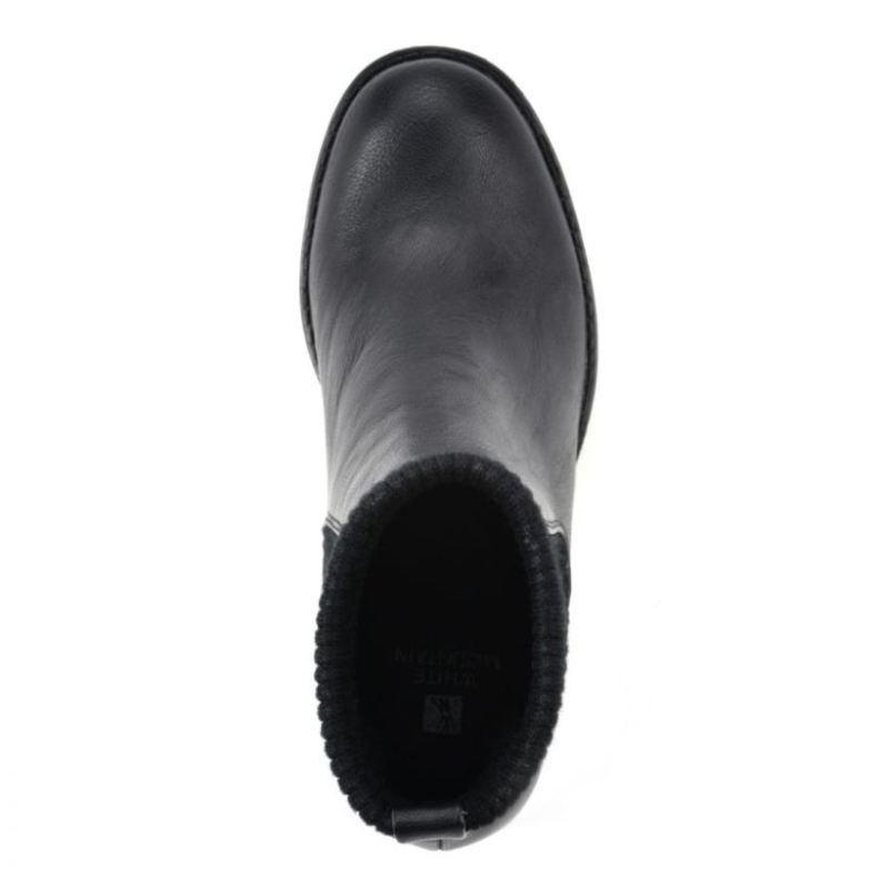 White Mountain | Women's Benji Bootie-Black Smooth