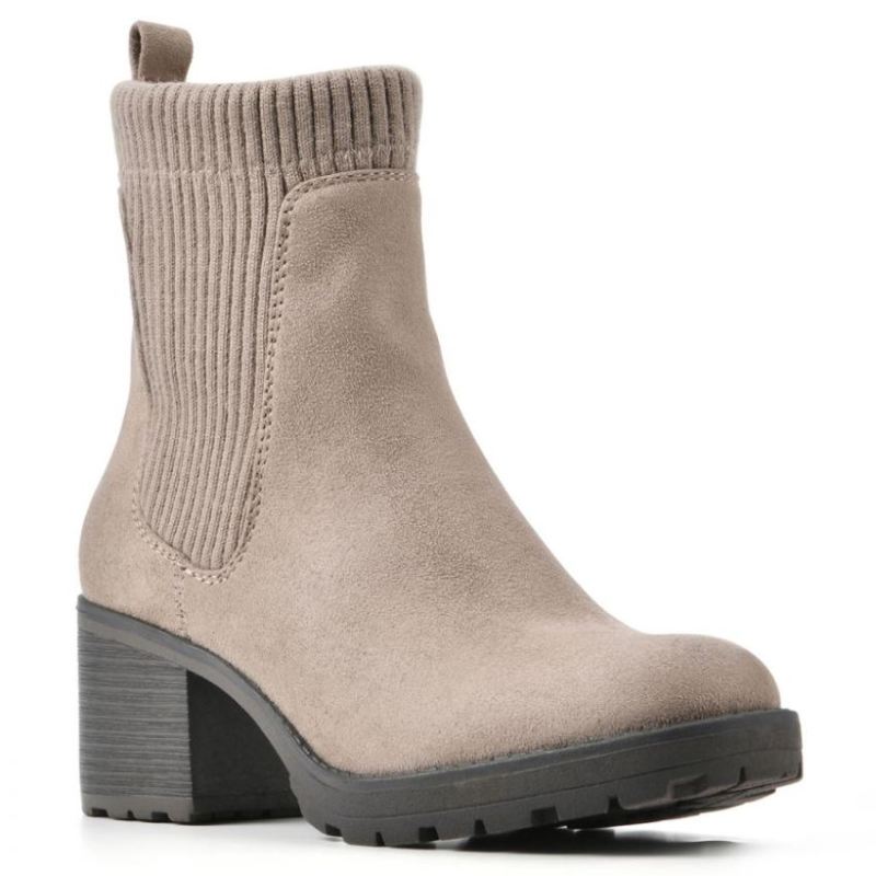 White Mountain | Women's Benji Bootie-Sand Fabric