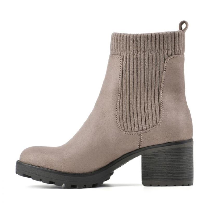 White Mountain | Women's Benji Bootie-Sand Fabric