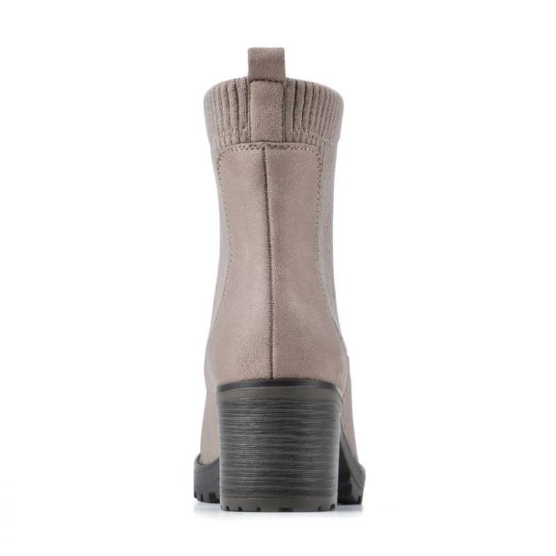 White Mountain | Women's Benji Bootie-Sand Fabric