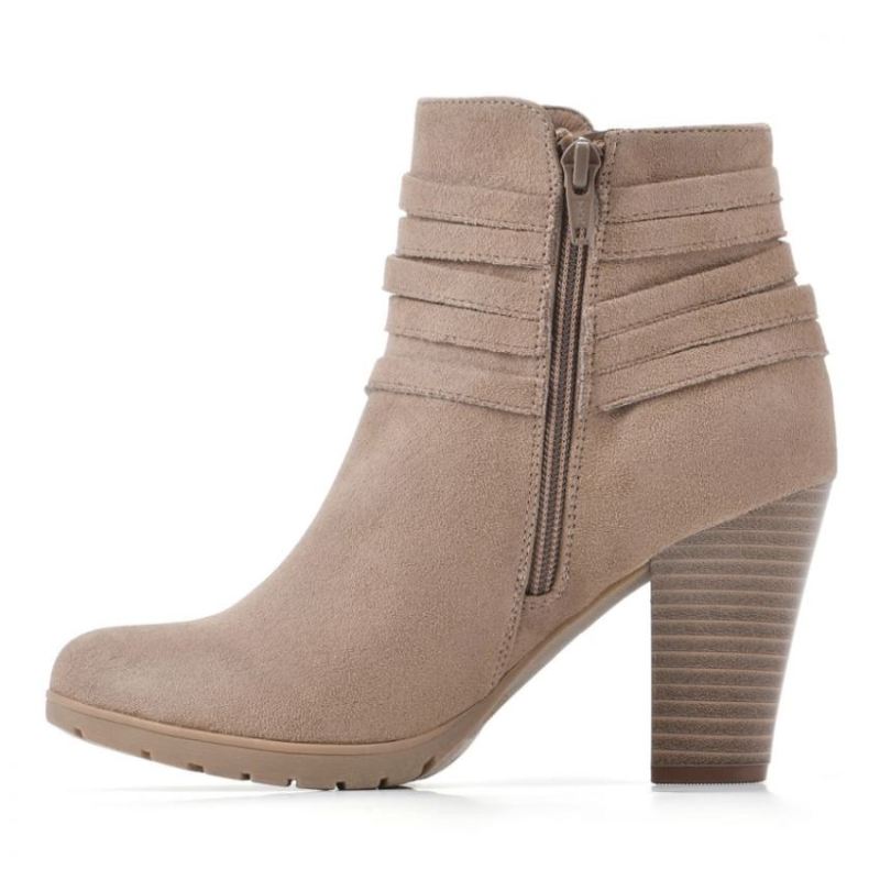 White Mountain | Women's Sammuel Bootie-Sand Fabric